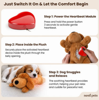 Heartbeat Puppy - Calms Anxiety & Separation Stress